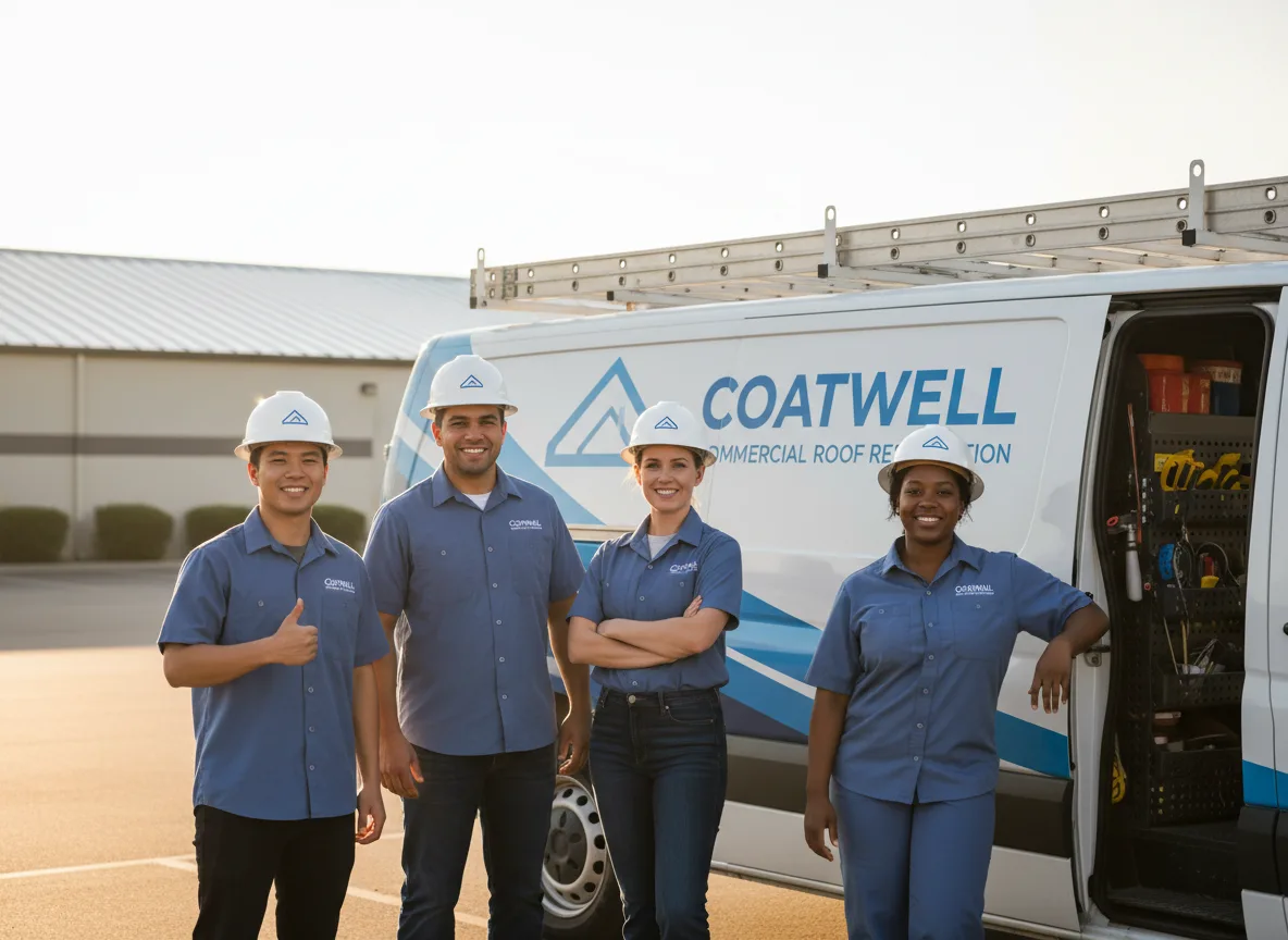 Commercial roof coating company in Doon, IA